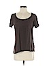 Eileen Fisher Brown Short Sleeve T-Shirt Size XS - photo 1