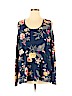 Assorted Brands Blue Long Sleeve Top Size 2X - photo 1