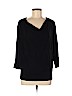 MICHAEL Michael Kors Black Long Sleeve Top Size M - photo 1