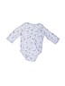 Jumping Beans 100% Cotton Blue Long Sleeve Onesie 0-3 MO / 3 MO - photo 2
