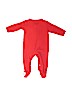 Carter's 100% Cotton Solid Red Long Sleeve Outfit 3-6 MO / 6 MO - photo 2