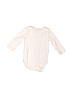 Carter's 100% Cotton White Long Sleeve Onesie 3-6 MO / 6 MO - photo 2