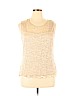 Roz & Ali Tan Sleeveless Top Size XL - photo 1