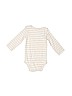 Just One Year by Carter's 100% Cotton Tan Long Sleeve Onesie 6-9 MO / 9 MO - photo 2