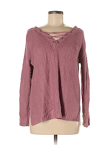 Pink Rose Pullover Sweater (view 1)