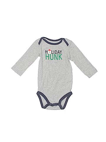 Just One Year by Carter's Long Sleeve Onesie (view 1)