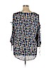 Rose & Olive 100% Polyester Blue 3/4 Sleeve Blouse Size 1X - photo 2