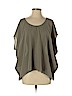 Helmut Lang Green Short Sleeve Blouse Size S - photo 1