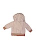 Carter's 100% Cotton Brown Zip Up Hoodie Size Newborn - photo 2