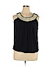 Fever 100% Rayon Black Sleeveless Top Size XL - photo 1