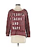 Zoe+Liv Burgundy Sweatshirt Size XS - photo 1