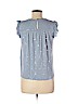 Lucky Brand 100% Viscose Blue Short Sleeve Top Size M - photo 2