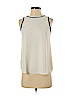 Ann Taylor LOFT 100% Polyester Ivory Sleeveless Blouse Size XS (petite) - photo 1