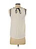 Ann Taylor LOFT 100% Polyester Ivory Sleeveless Blouse Size XS (petite) - photo 2