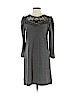 Ann Taylor LOFT Gray Casual Dress Size XS (petite) - photo 1