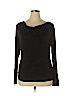 Cable & Gauge Black Long Sleeve Top Size XL - photo 1