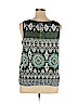 SONOMA life + style 100% Cotton Green Sleeveless Top Size XL - photo 2