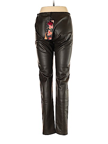 Johnny Was Faux Leather Pants (view 2)