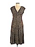 Jones New York Brown Casual Dress Size 10 (petite) - photo 1