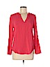 Neon Soul 100% Rayon Pink Long Sleeve Blouse Size M - photo 1