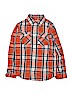 Urban Pipeline Plaid Orange Long Sleeve Button-Down Shirt Size M (kids) - photo 1