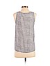 Joie 100% Polyester Gray Sleeveless Blouse Size S - photo 2