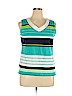 Liz Claiborne 100% Cotton Teal Active Tank Size XL - photo 1