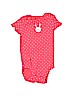 Carter's 100% Cotton Pink Short Sleeve Onesie 0-3 MO / 3 MO - photo 1