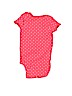 Carter's 100% Cotton Pink Short Sleeve Onesie 0-3 MO / 3 MO - photo 2