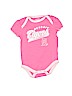 Genuine Merchandise by Gen2 100% Cotton Polka Dots Graphic Pink Short Sleeve Onesie Size 6-9 mo - photo 1