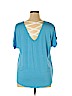 Reborn J Blue Short Sleeve Top Size XL - photo 2