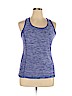 Danskin Now 100% Polyester Blue Active Tank Size XL - photo 1