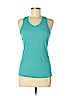 Nike 100% Polyester Teal Active Tank Size M - photo 1