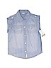 Carter's 100% Cotton Blue Short Sleeve Button-Down Shirt Size 4T - photo 1