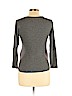 Molly Ades Gray Long Sleeve Top Size L - photo 2