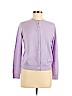 Neiman Marcus 100% Cashmere Purple Cashmere Cardigan Size M - photo 1