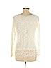 Almost Famous 100% Acrylic Ivory Pullover Sweater Size M - photo 2