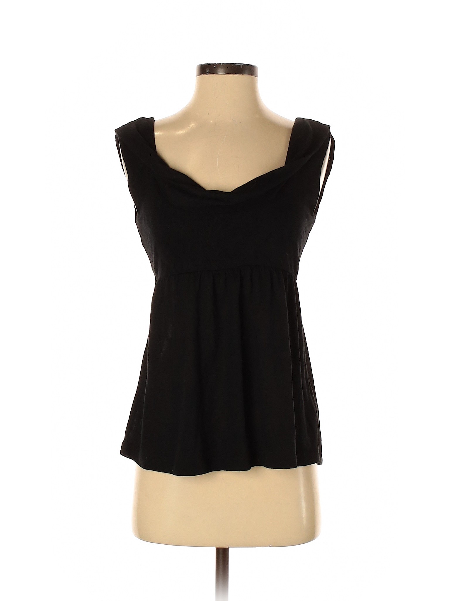 H&M Solid Black Sleeveless Top Size S 50 off thredUP