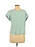 Forever 21 Teal Short Sleeve Blouse Size M - photo 2