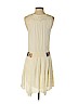 Free People 100% Rayon Ivory Casual Dress Size S - photo 2