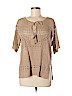 Calypso St. Barth 100% Linen Tan Pullover Sweater Size S - photo 1