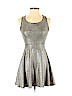Forever 21 Gold Casual Dress Size S - photo 1