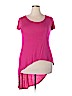 Ambiance Apparel 100% Rayon Pink Short Sleeve Top Size 2X - photo 1