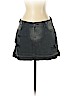 Free People 100% Cotton Black Denim Skirt Size 25 waist - photo 1