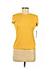 Rachel Zoe Yellow Short Sleeve Top Size M - photo 1