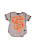 Adidas Graphic Gray Short Sleeve Onesie Size 0-3 mo - photo 1