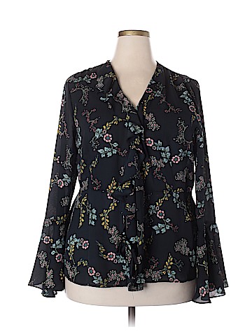 Who What Wear Long Sleeve Blouse (view 1)