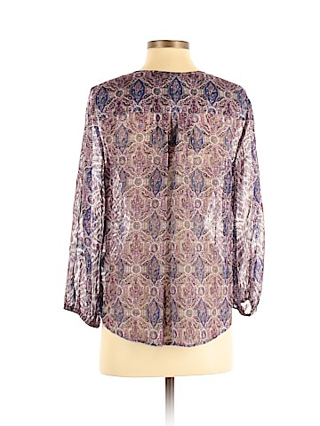 Joie Long Sleeve Silk Top (view 2)
