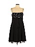 BCBGMAXAZRIA 100% Silk Black Casual Dress Size 12 - photo 1