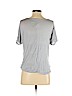 Fresh Brewed 100% Polyester Gray Short Sleeve Top Size S - photo 2